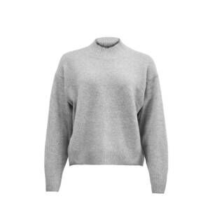 NEW WITHBLACK women's melina high neck knitted pullover in gray